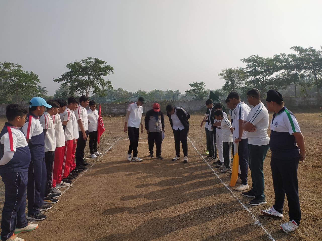 Interhouse Cricket Competition at Delhi World Public School Rajkot