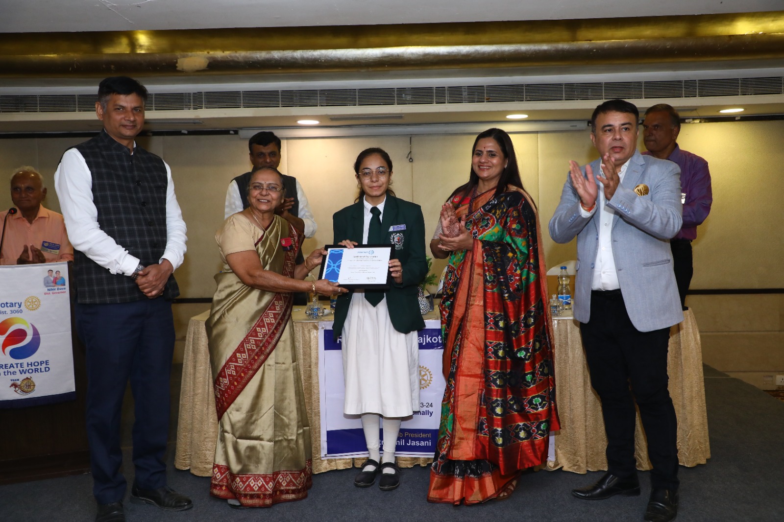 Rotary Interact Club of Delhi World Public School Rajkot