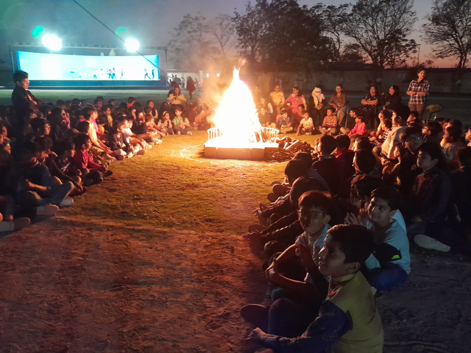 Night Out Camp at Delhi World Public School Rajkot