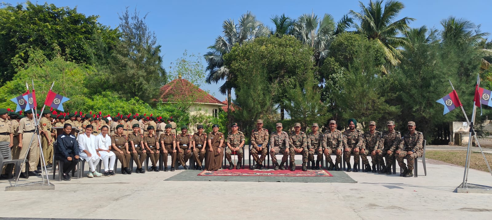 NCC Girl Cadets of Delhi World Public School Rajkot Excel in CATC – 316 Pransala