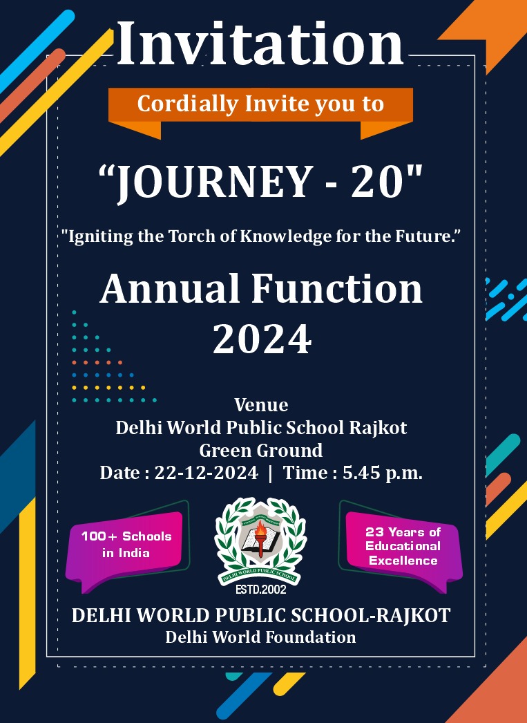 Join Us for Journey 20-24 Annual Function at DWPS