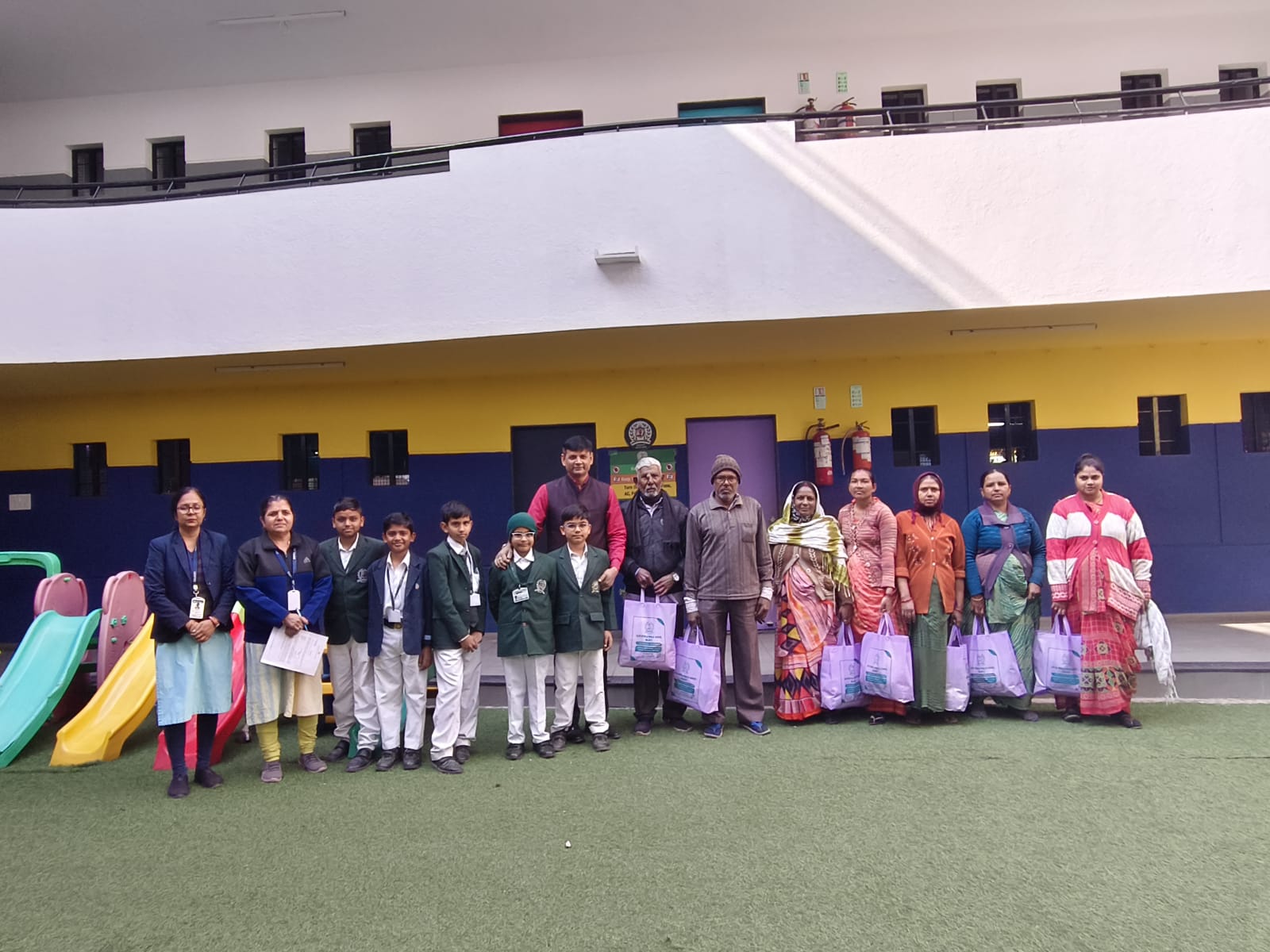 Developing Socio-Emotional Skills-“Joy of Giving” Initiative by DWPS Rajkot