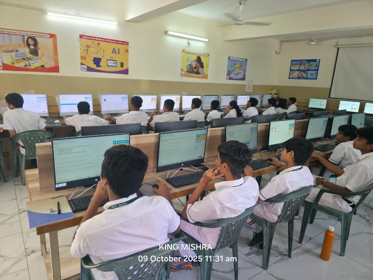 DWPS Rajkot Successfully Conducted CBSE SAFAL Online Examination