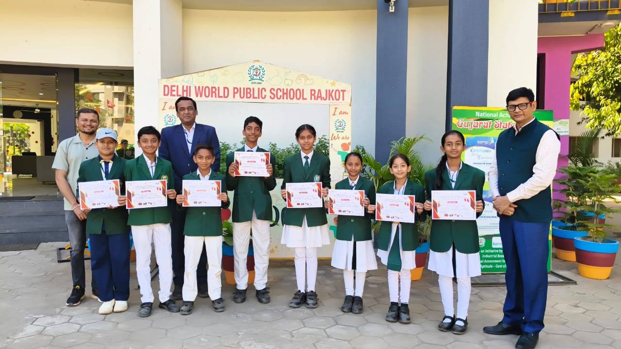 DWPS Rajkot  District Champions in Kala Mahakumbh  &  Stellar State-Level Performance Gujarat