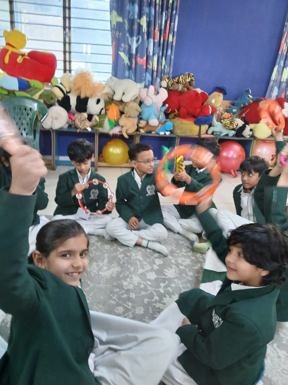 Music Therapy to Enhance Emotional and Social Skills at DWPS Rajkot Pre School