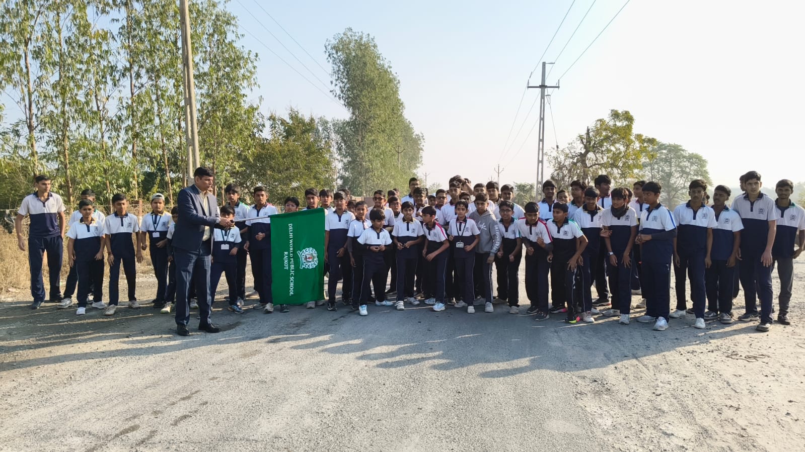 DWPS Rajkot Organized Relay Race to Promote Sportsmanship and a Positive Mindset