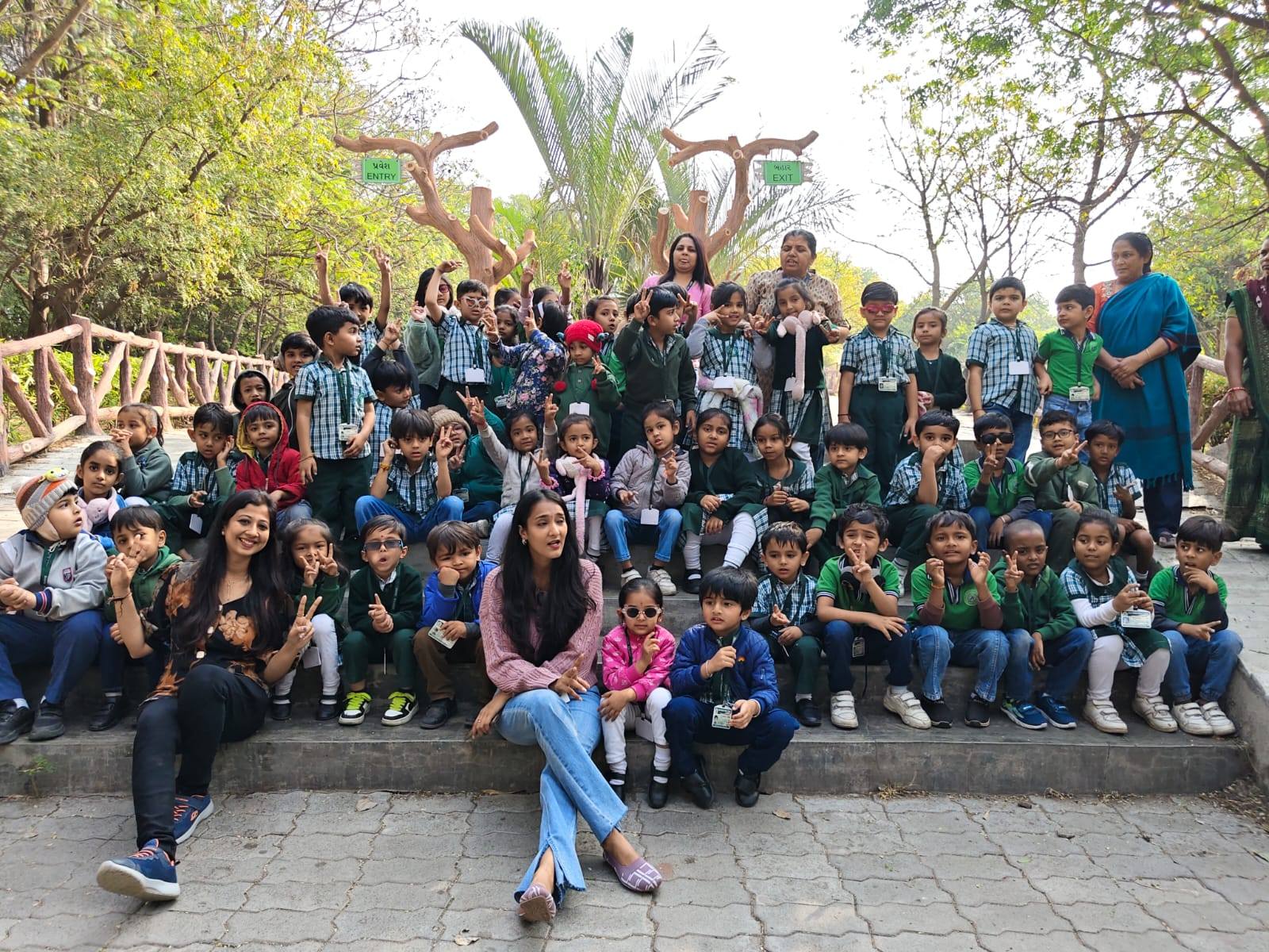 DWPS Rajkot Kindergarten Kids Learn Beyond the Four Walls